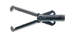 Затискачі, ендоскопічні, багаторазові, вставка, зубчаті, 5 мм. (Виробник - Grena)